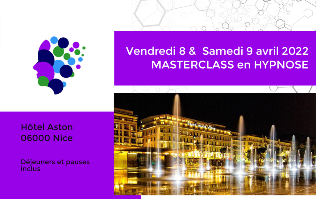 Colloque Masterclass Hypnose à Nice en Avril 2022