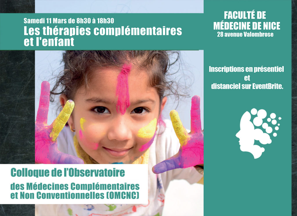 Colloque de l'OMCNC sur les "thérapies complémentaires chez l'enfant 11 mars 2023