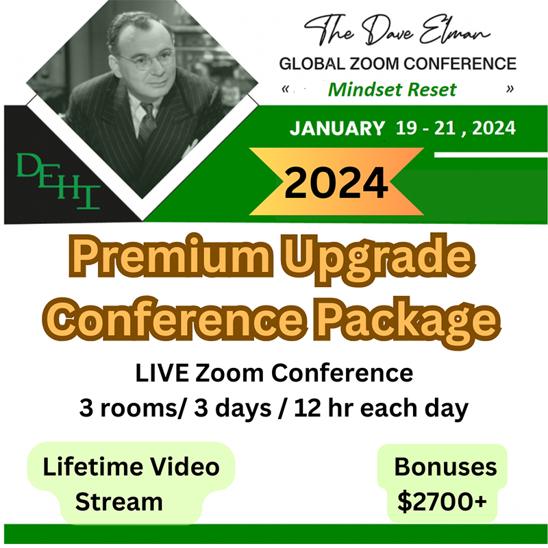 Convention annuel du Dave Elman Hypnosis Institute USA du 19 au 21 Janvier 2024