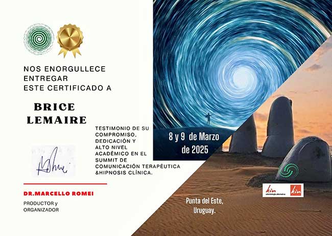Ciongres_URUGAY_8&9_mars2025_atelier_Dr_Lemaire (5) Congrès Communication Thérapeutique & Hypnose Clinique - Uruguay Mars 2025