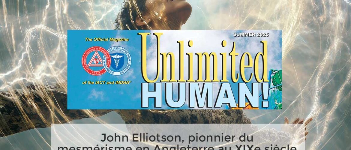 Article du Dr Brice Lemaire dans le journal de l’IMDHA sur le Dr John Elliotson
