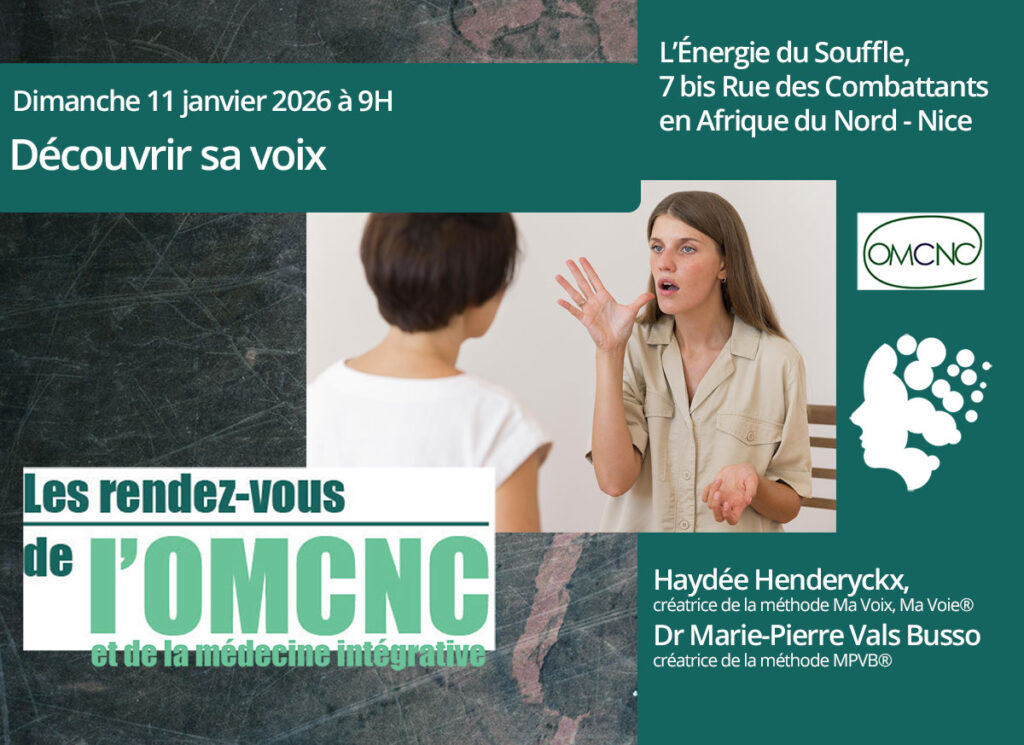 Colloque OMCNC Découvrir sa voix le 11/01/2026