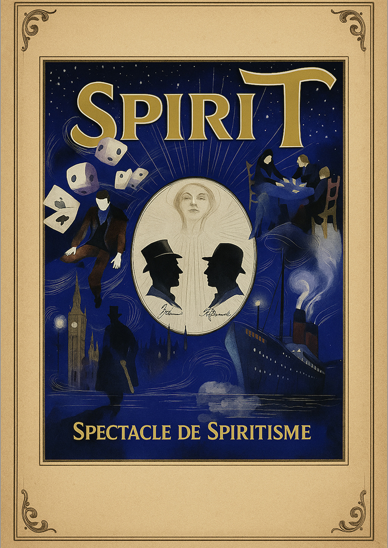 Spirit, un spectacle de mentalisme avec Brice Lemaire et Michel Kaplan
