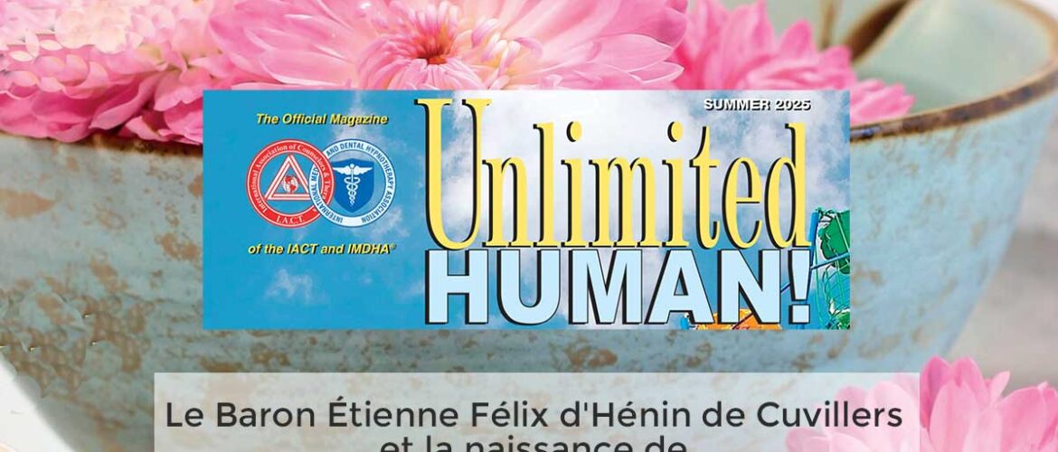 Article du Dr Brice Lemaire dans le journal de l’IMDHA sur le Baron Étienne Félix d'Hénin de Cuvillers